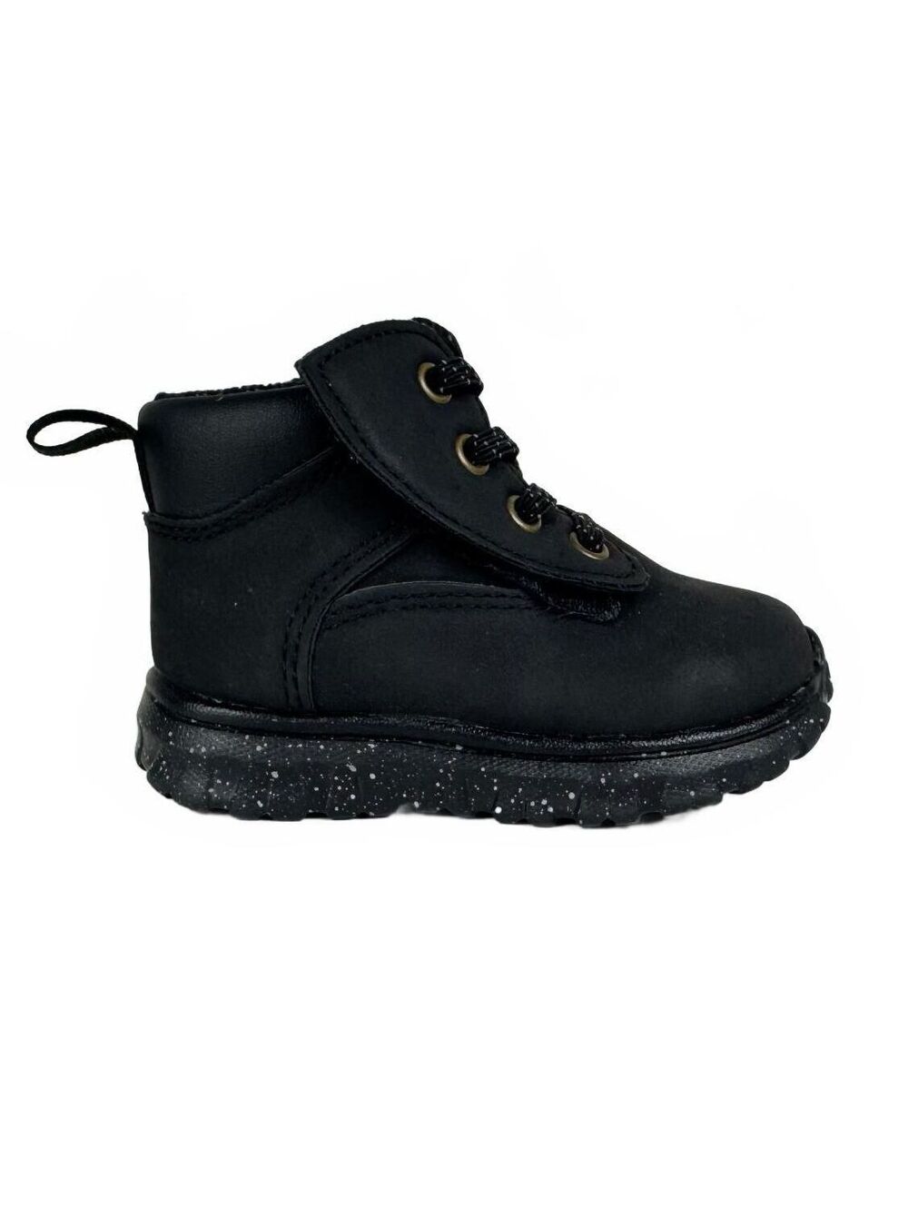 Wonder Nation Black Boots Boy's Size 4